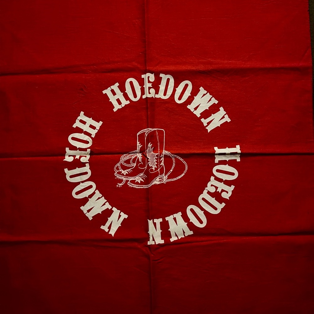 ☘️ Bandana 16x16” Hoedown Boots Lasso Stampede